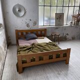 Maison Regain solid double bed 140 cm