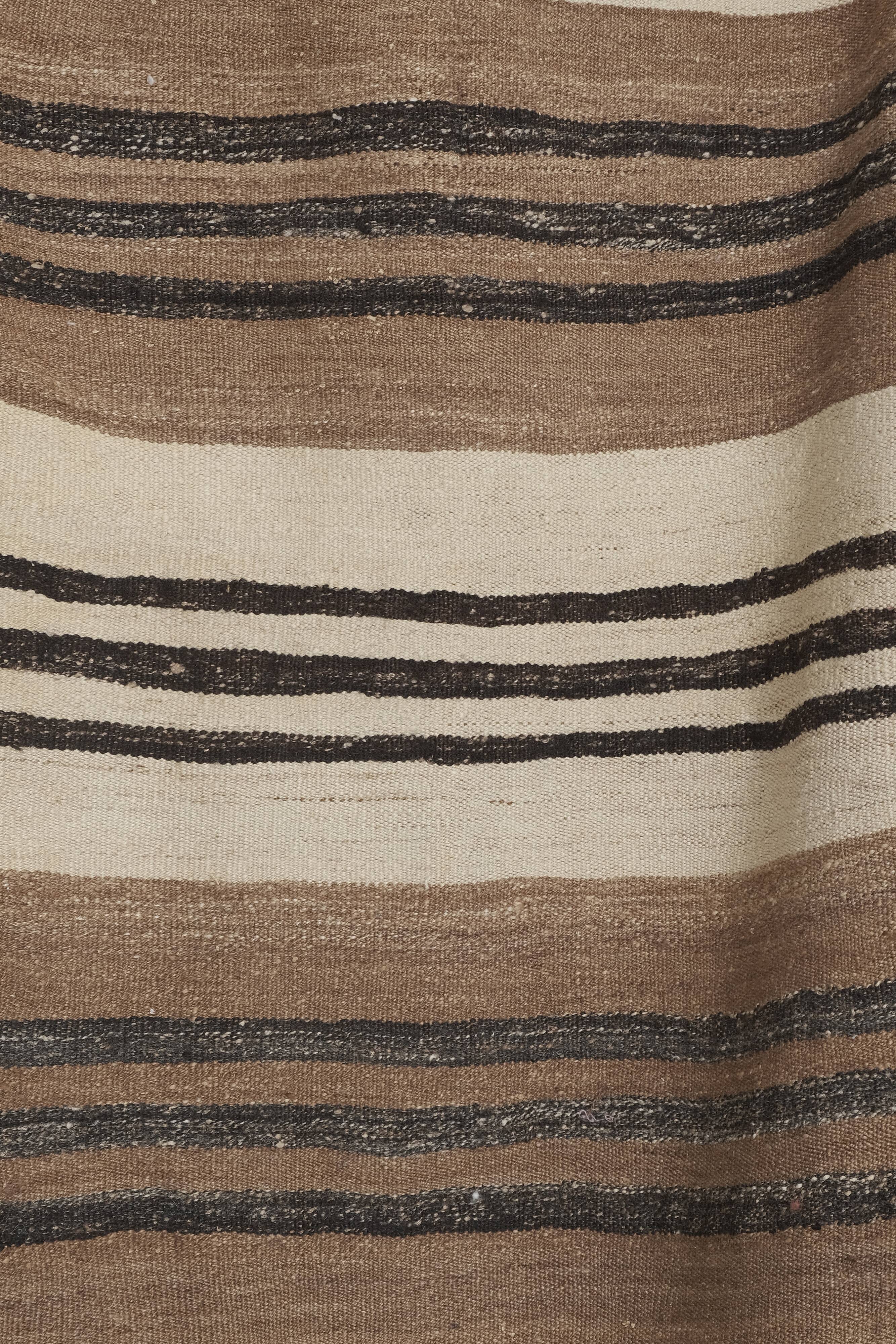 Vintage Turkish Extra Long Kilim Runner Rug - Stair Runner