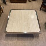 Vintage travertine coffee table
