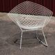 Fauteuil Diamond Chair blanc, Harry Bertoia, 1960