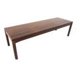 Minimalist rosewood bench, Sweden, 1960