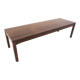 Minimalist rosewood bench, Sweden, 1960