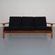 GE 290 Teak 3-Seater Sofa by Hans J. Wegner for Getama, Denmark, 1960s