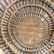 Panier corbeille en rotin vintage