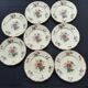 8 petites assiettes de sarreguemines série agreste
