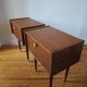 Paire de tables de chevet Mid-Century