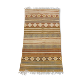 Handmade Berber yellow carpet 180-100cm
