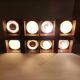 Pair of ceiling lights RAAK model Viervoud 1970's Vintage