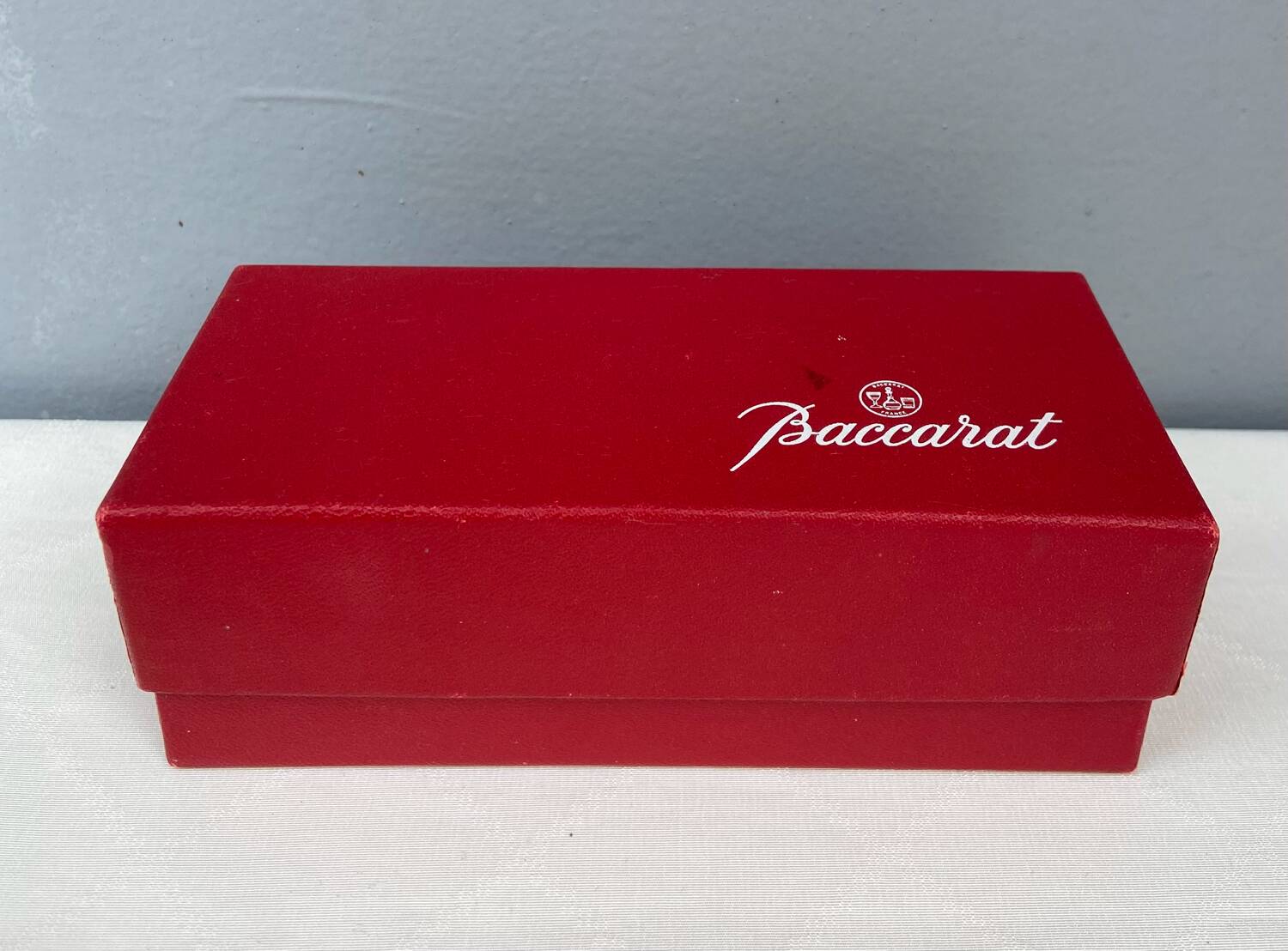 Paire de salerons en cristal Baccarat