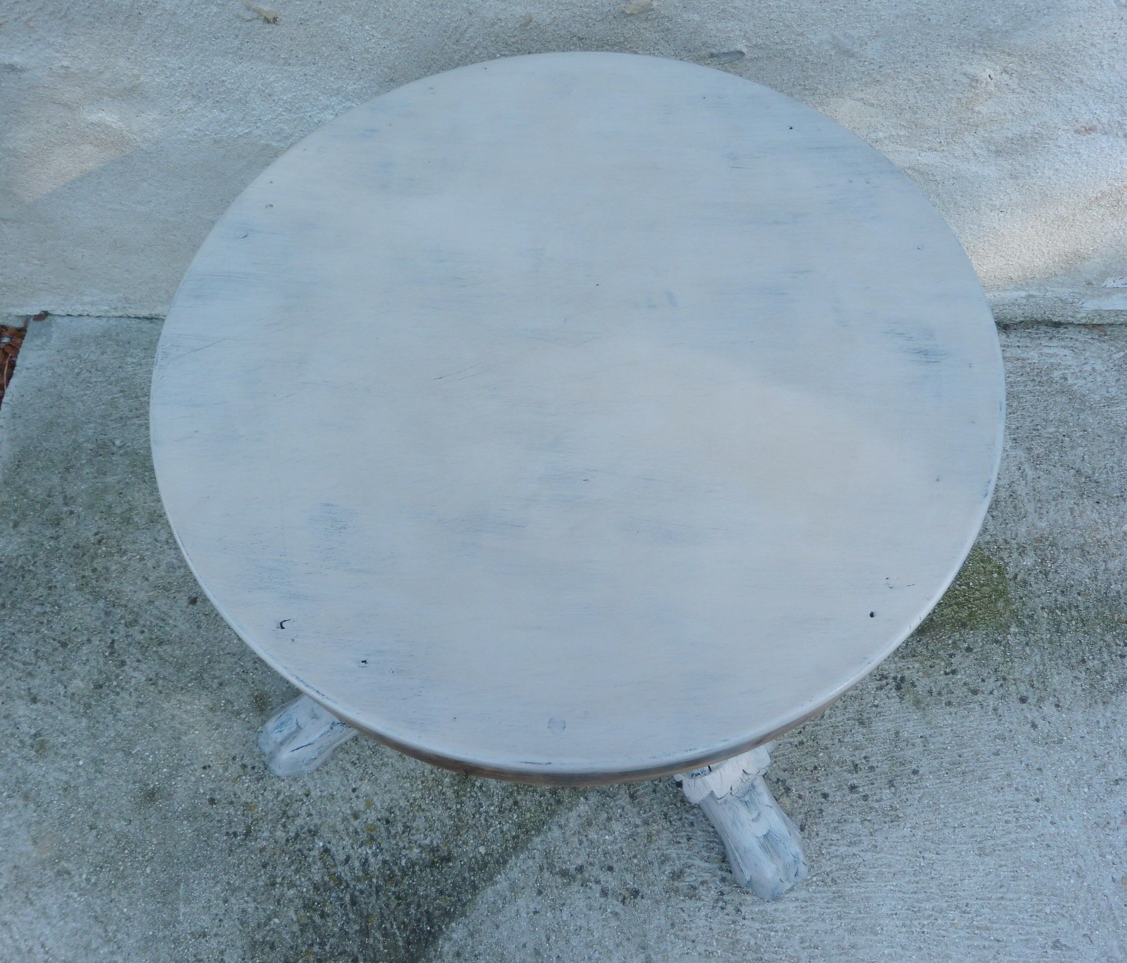 Patinated coffee table