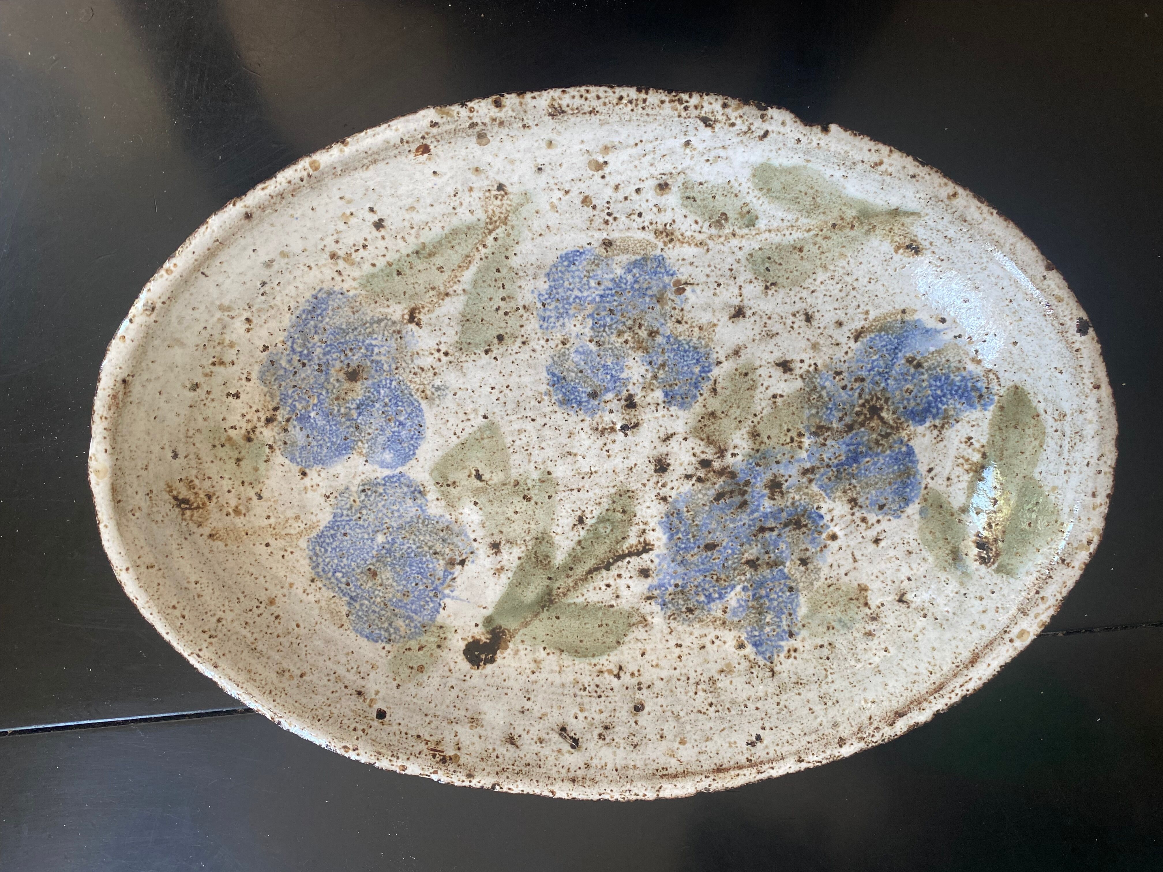 Ceramic dish Vallauris 1960