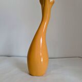 Vase en céramique jaune