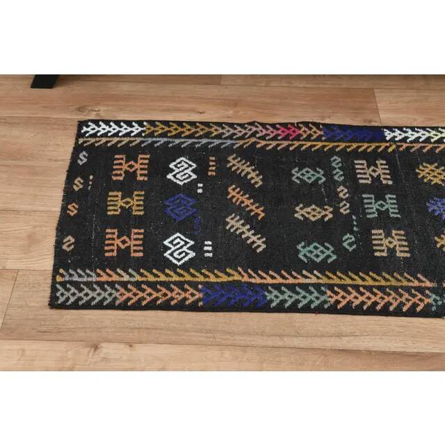 Handmade Turkish Vintage Wool Runner Rug  58x180
