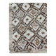 Persian rug in knotted wool beige flower 170x90