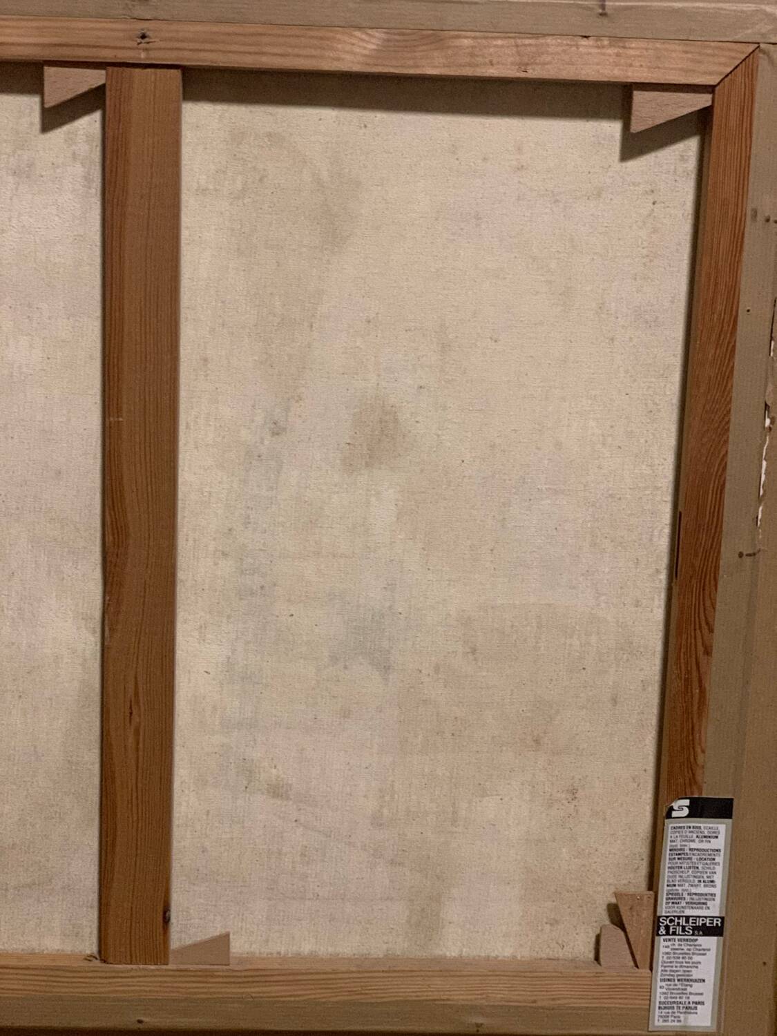 Oil on canvas - Haiti - market scene - signed