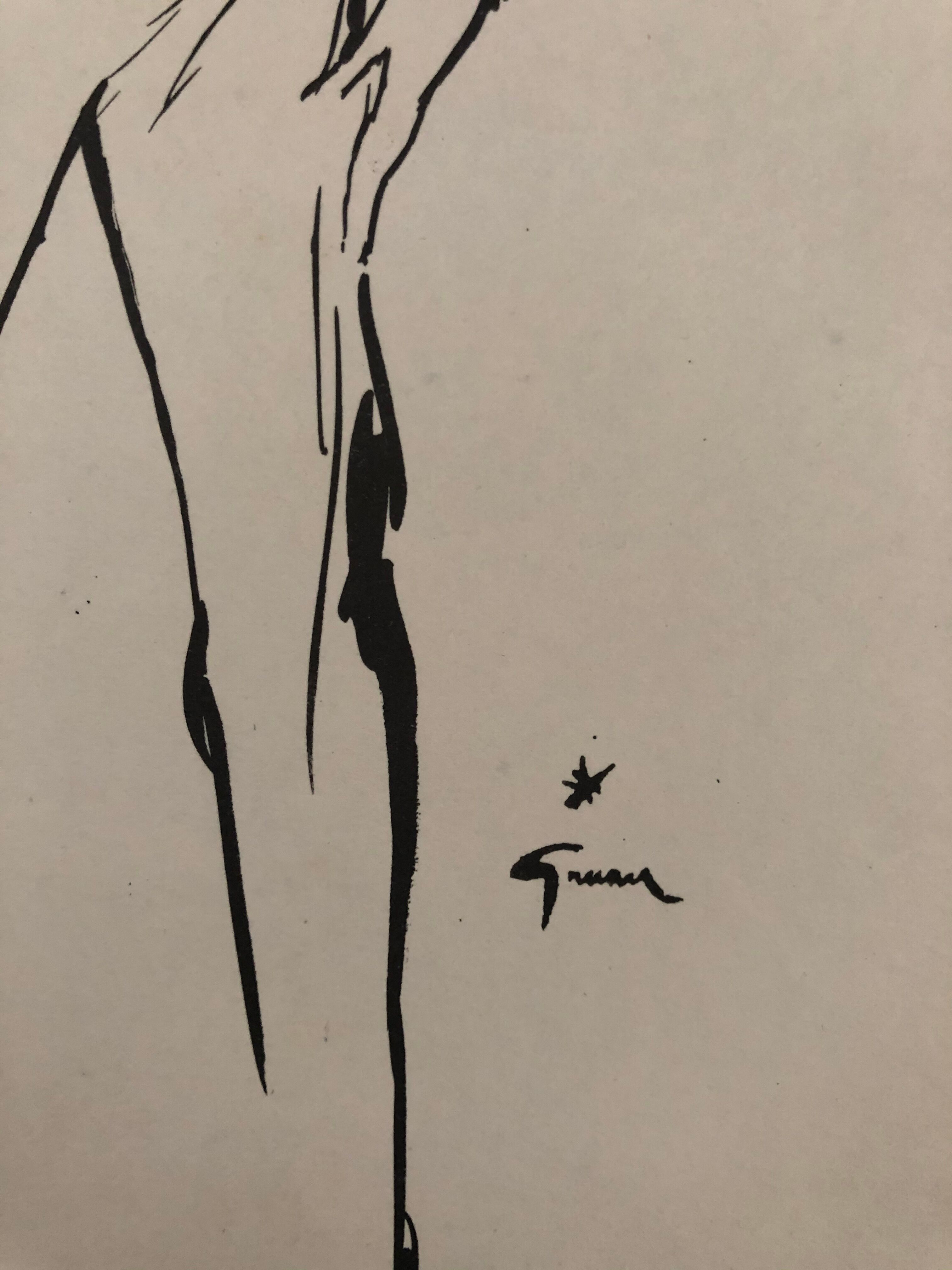 Fashion illustration by Gruau