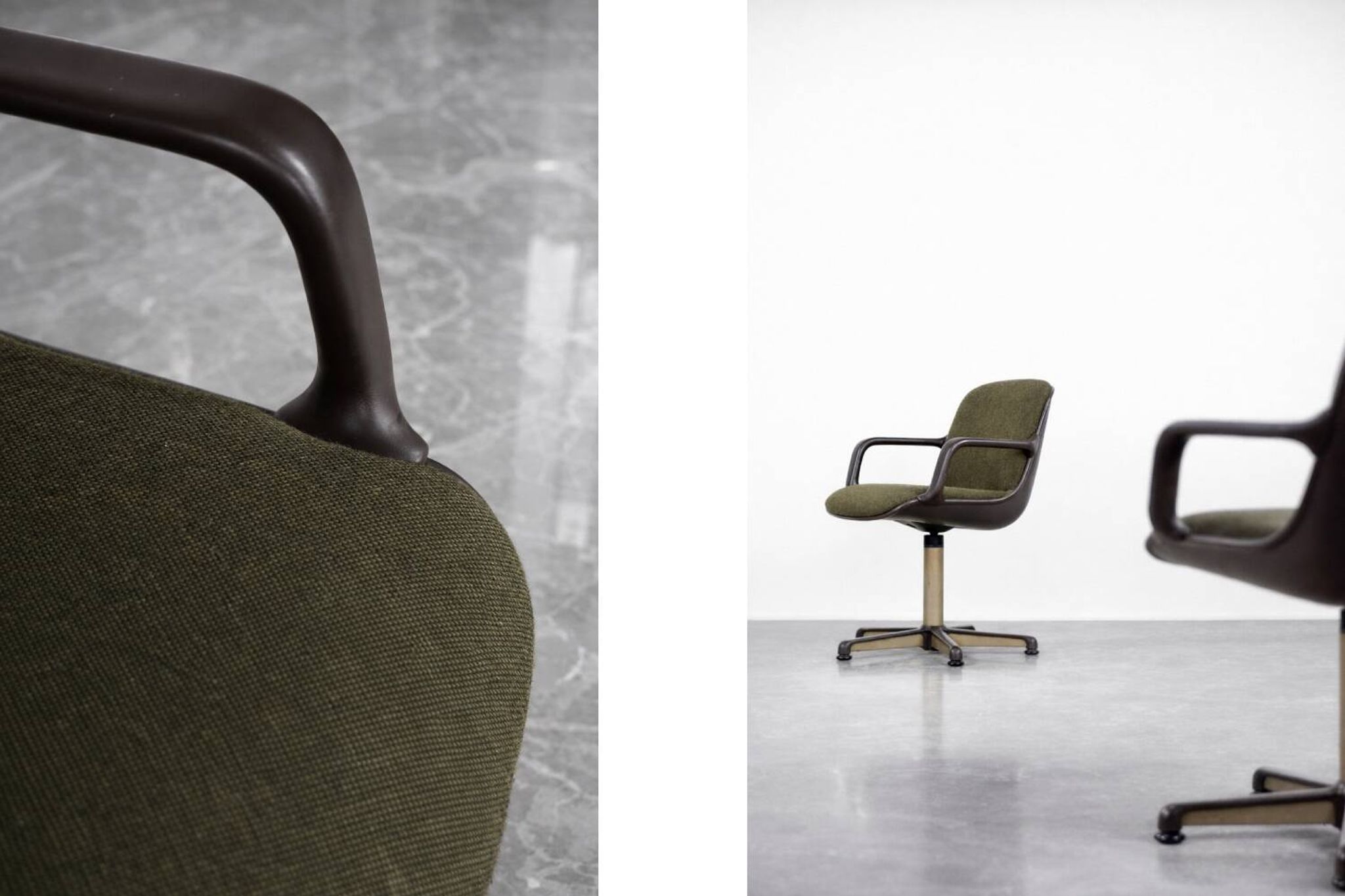 Fauteuils de bureau par Pollock pour Comforto