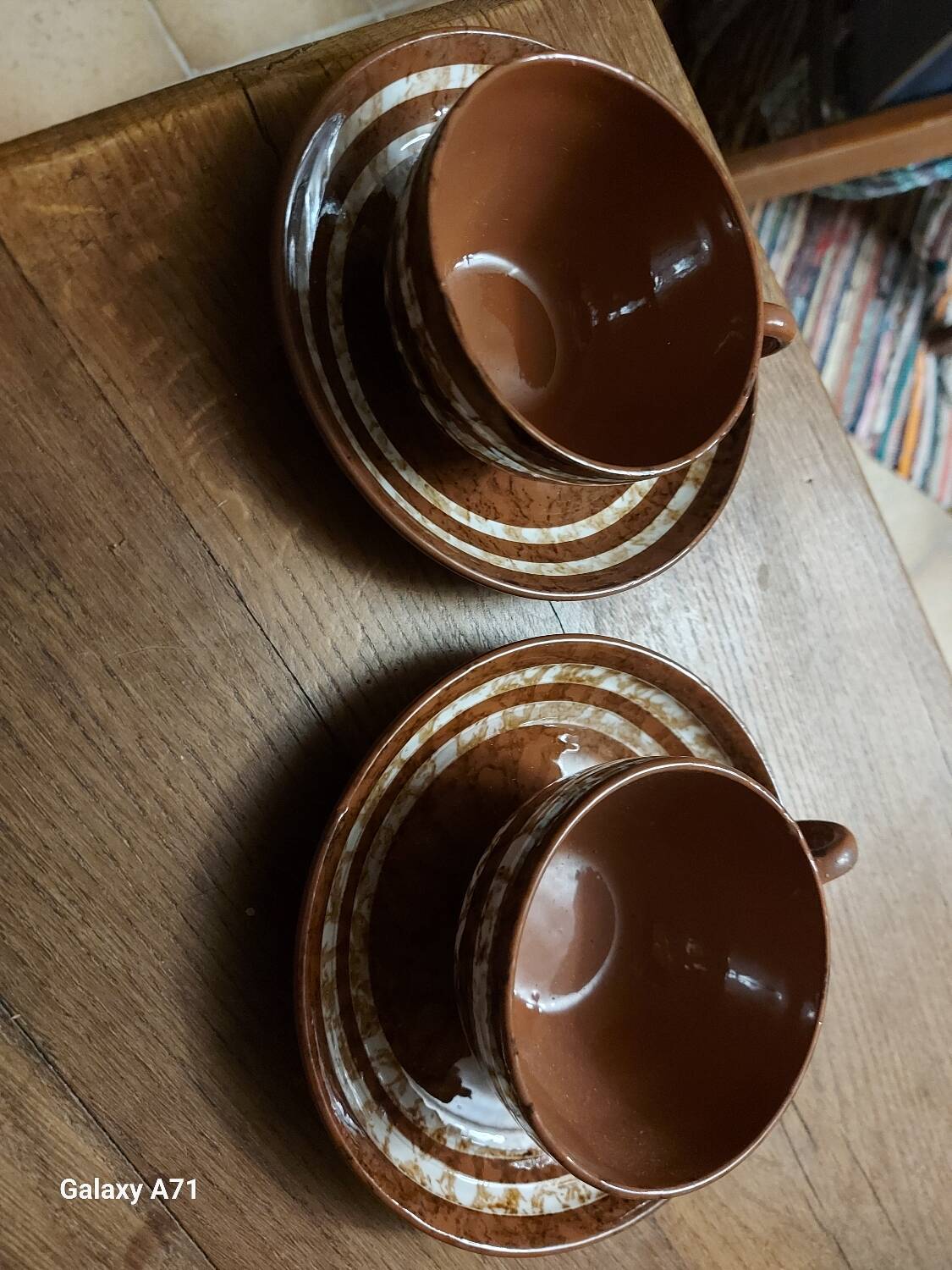 Art Deco coffee or tea service by Digoin Sarreguemines