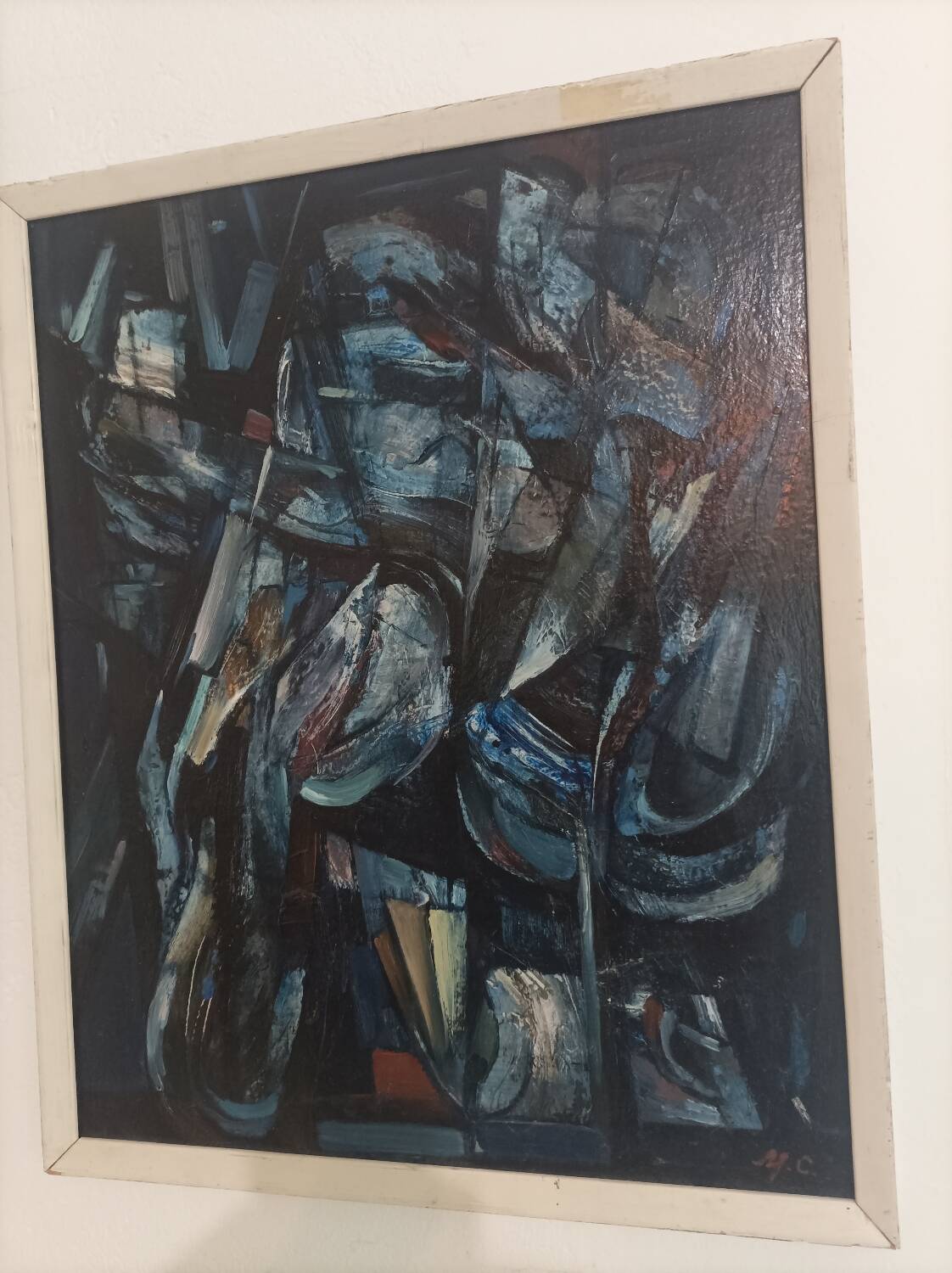 Oil on canvas signed Mochalin Sergei Nikolaevitch, Ukraine 1993