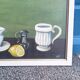 Still life with lemon Oil on hardboard