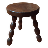 Oak tripod stool