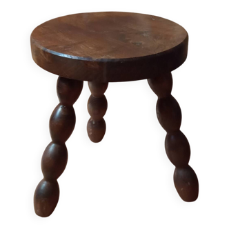 Oak tripod stool