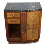 Rare art deco bedside table with chamber pot