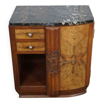 Rare art deco bedside table with chamber pot