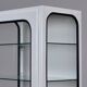 Restored Vintage Iron And Glass Medical Cabinet, 1970s