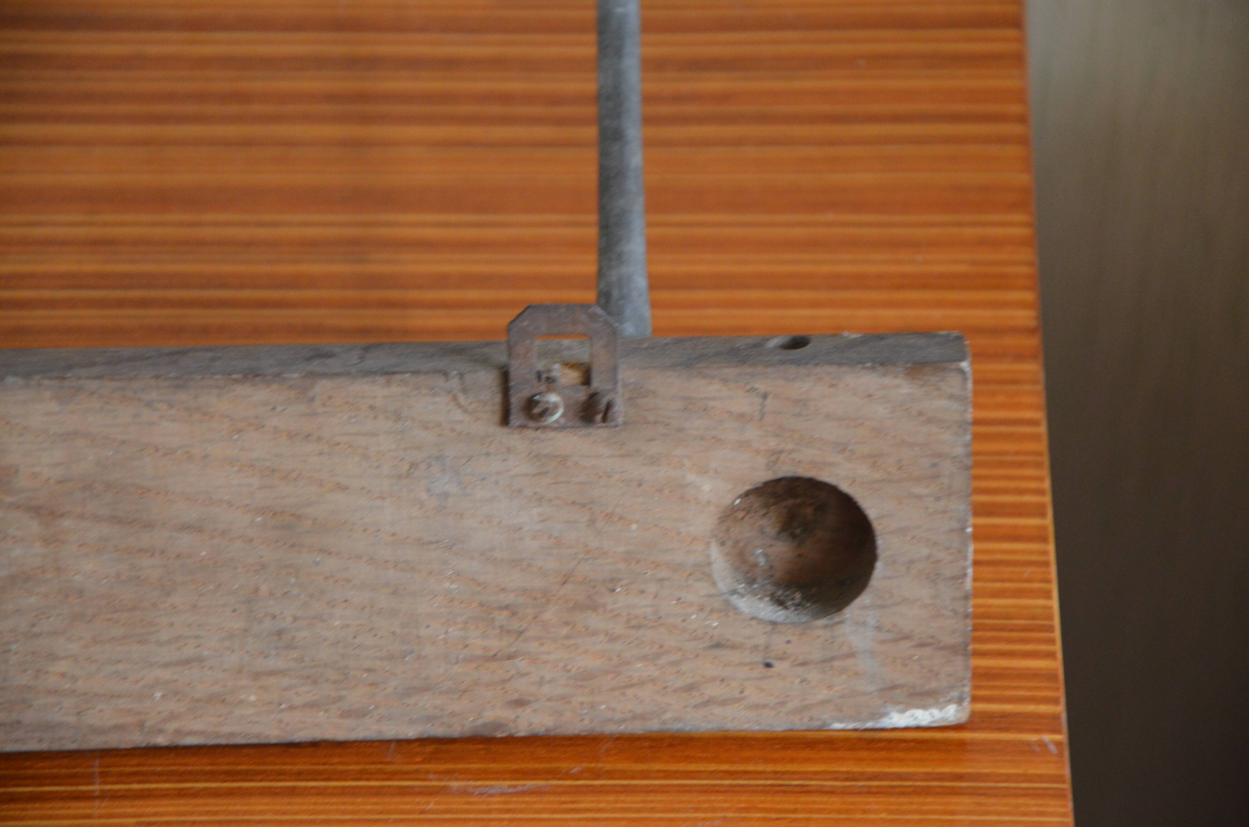 Vintage school coat rack