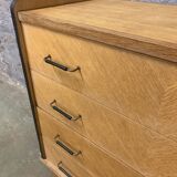 Commode vintage pied compas 1960
