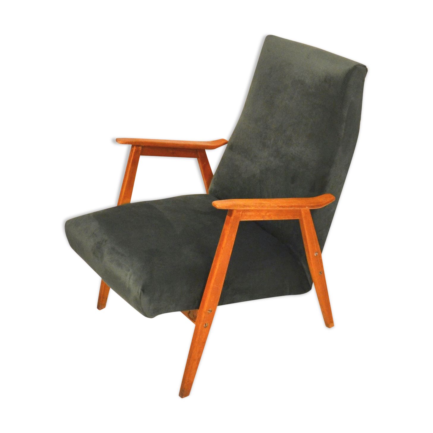 Green Velvet armchair