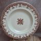 Set of 5 deep plates Terre de Fer Clairefontaine Rouen sepia 19th century