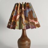 Brown Stoneware Table Lamp, Model number 59617, by Scheurich West Germany 1960s