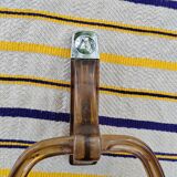 Smoked plexiglass towel rail Grosfillex 70s