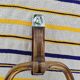 Smoked plexiglass towel rail Grosfillex 70s