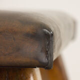 Gymnastics bench leather