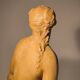 Charles van oemberg 'venus' sculpture of a female nude with drapery, terracotta, c.
