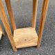 2 étagères scandinaves en bois massif 67cm
