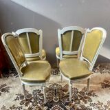 Suite of 4 Louis XVI style chairs