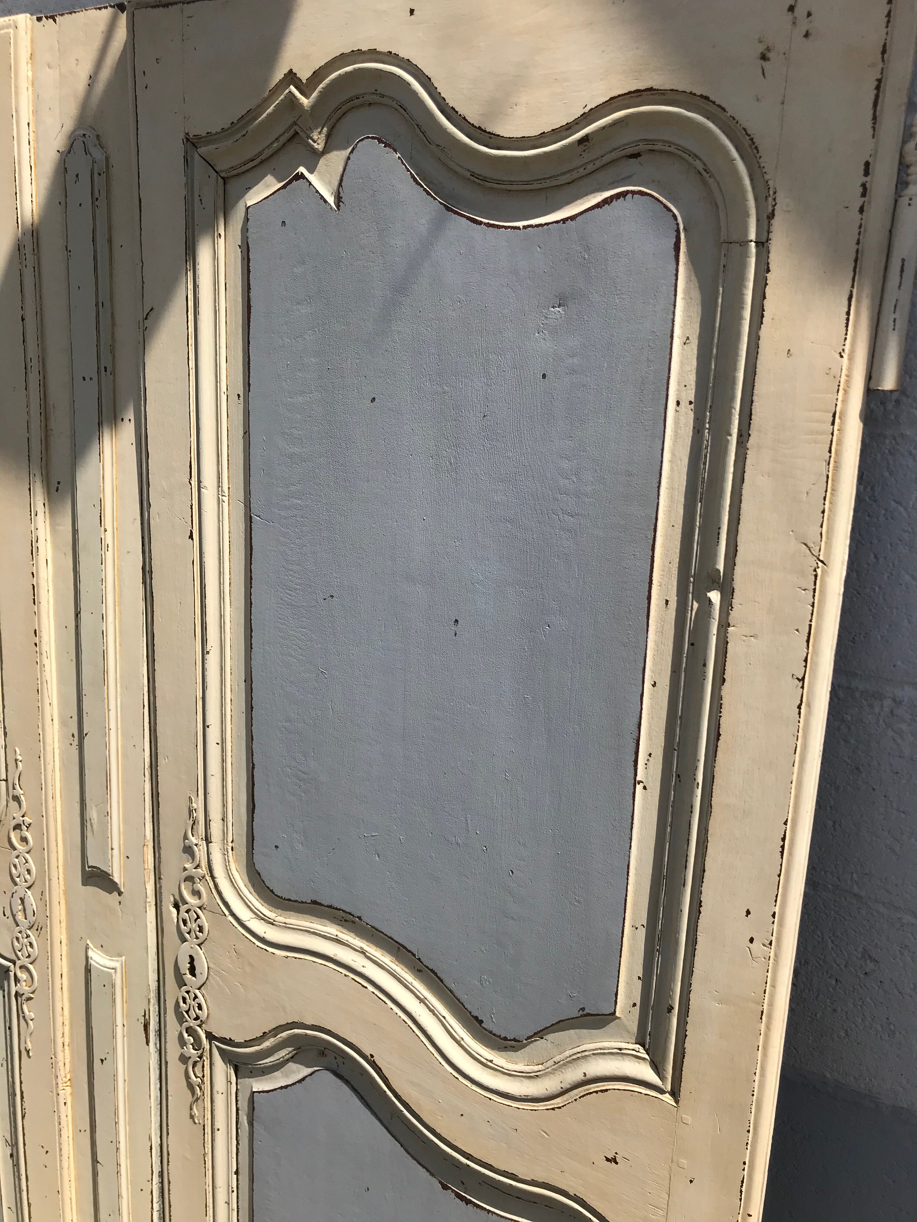 Series of two 18th century oak closets