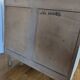 Vintage chest of drawers with compass feet