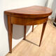 Biedermeier demi-lune fold-out table, cherry veneer, south germany, circa 1820