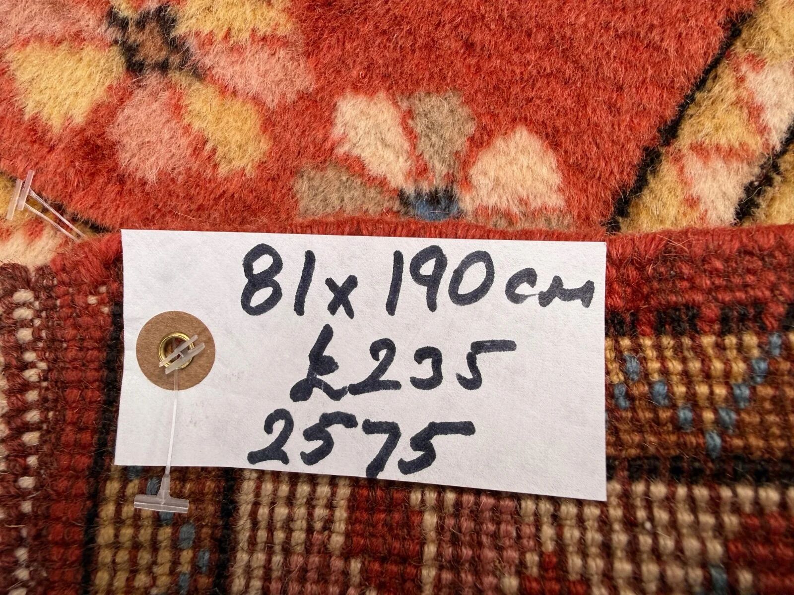 Vintage Turkish runner 81x190 cm Milas rug, 2575