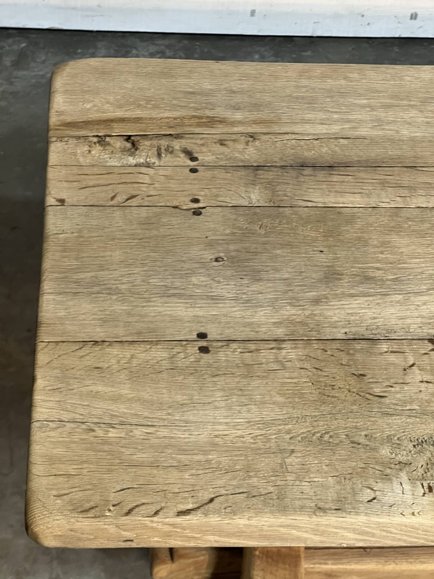 Rustic farmhouse table