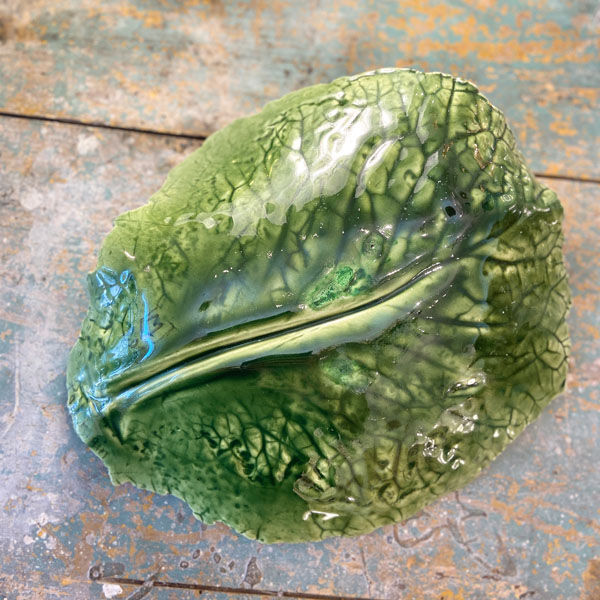 Empty cabbage leaf pocket