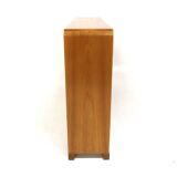 Scandinavian elm bookcase, Swedish modern, Sweden, 1940