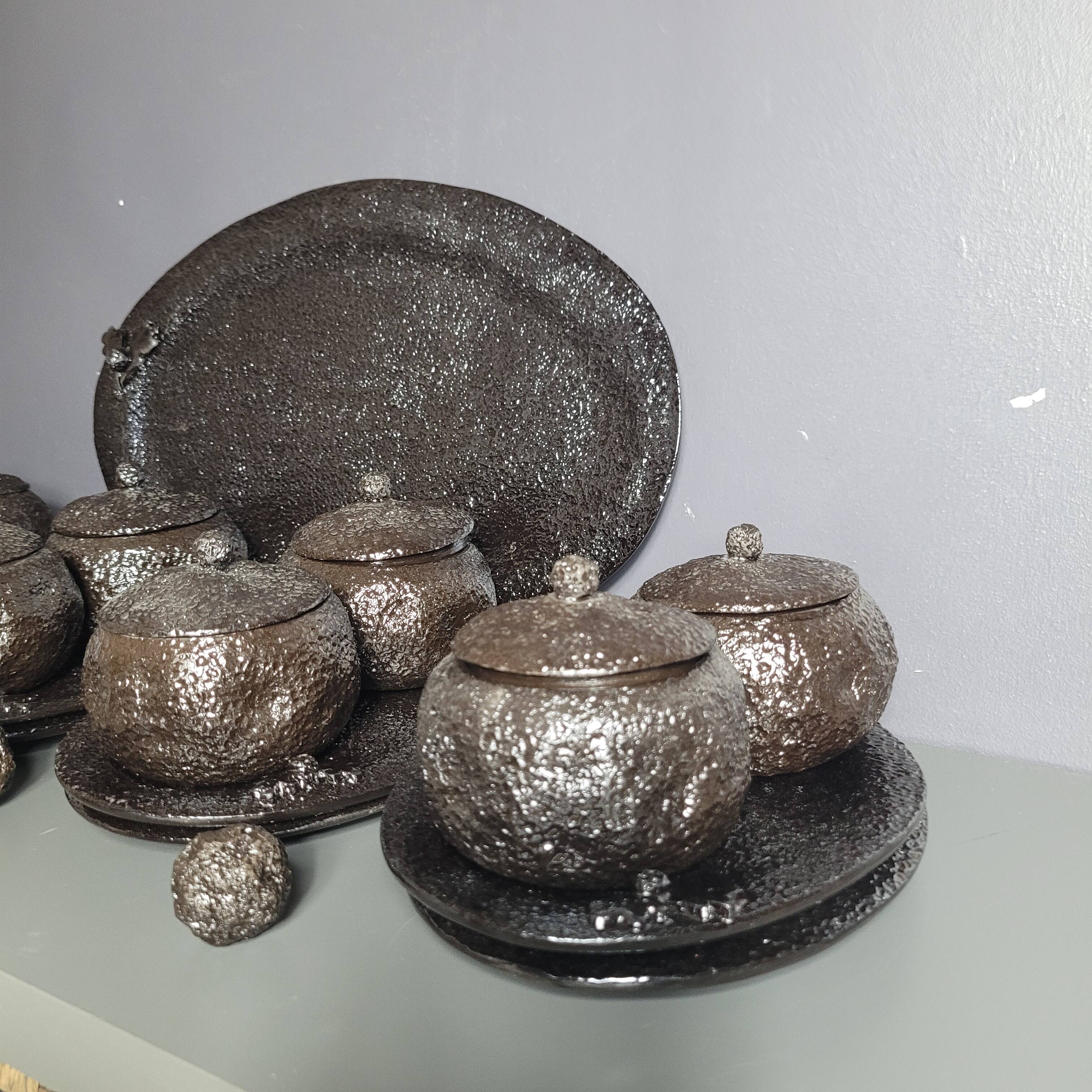 Caroline Bonenfant ceramic truffle set