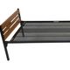 Vintage scandinavian bed daybed by Dico Holland 1960s teak metal