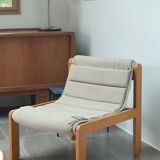 Natural linen chair